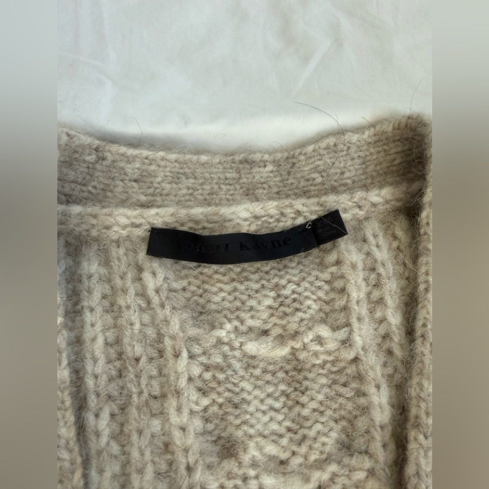Jenni Kayne Cocoon Cable Cardigan Oatmeal XXS - Picture 11 of 13